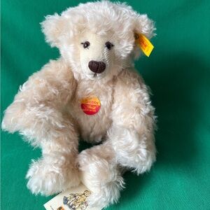 Steiff Teddy Bear Mohair Snobby Vanilla Cream 028274 w Tags excellent